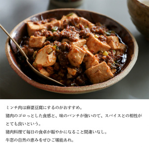 ジビエ 瀬戸内 特選  猪肉 ミンチ BOX（1人前300g×3セット）ジビエ