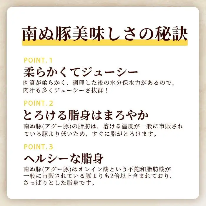 南ぬ豚 切り落とし 1kg (250g×4) 自家用 