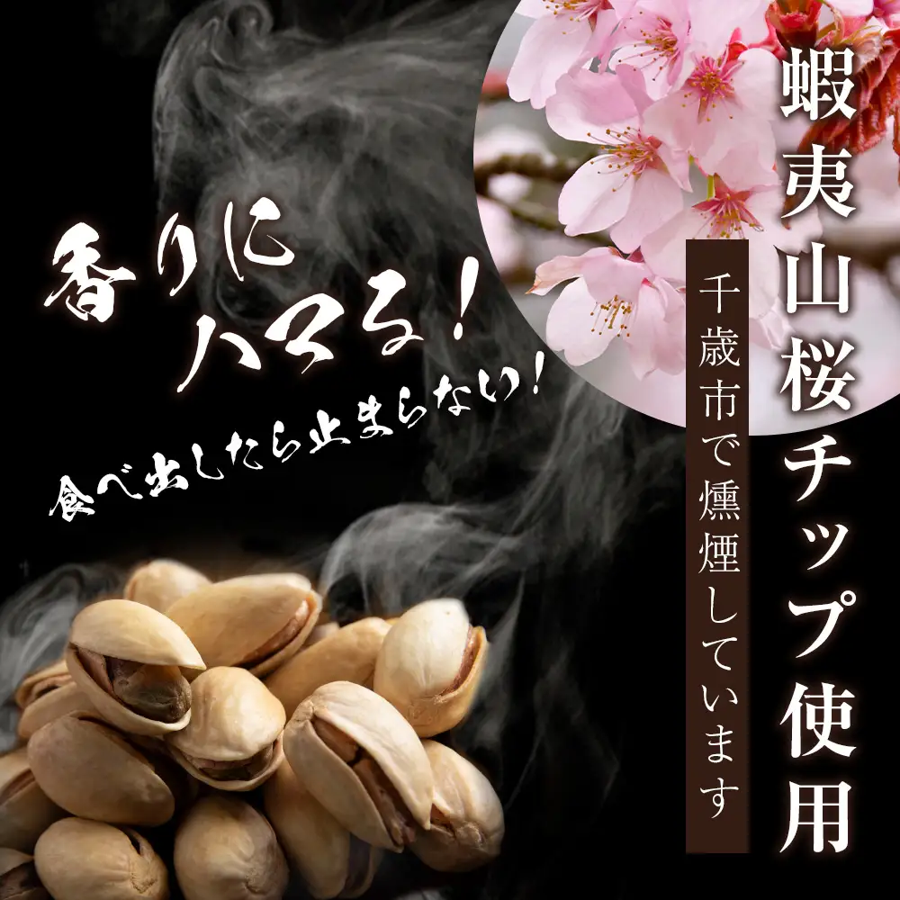 ピスタチオ おつまみ 100g 6袋 鬼燻シリーズ