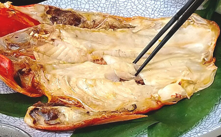 【全3回定期便】かながわブランド「三崎黒潮キンメ」鯛の特大干物 2枚入 約1400g セット 干物 ひもの 干物 【長井水産株式会社】 [AKAJ006]