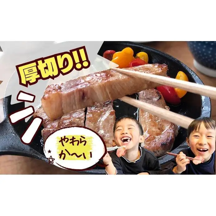 越後もちぶた(新潟県産和豚もちぶた) 上ロースステーキ 4枚