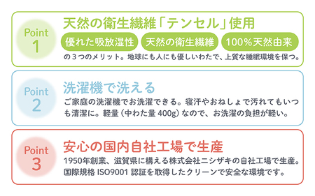 洗濯機で洗えるベビー掛布団 ミニサイズ 75×95cm