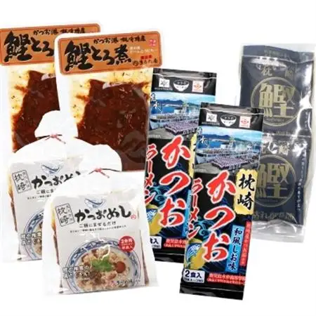 かつおラーメン ・ かつおめし 枕崎産鰹のトッピング付き 4人前 セット A3-36_麺 ラーメン  らーめん 拉麺  惣菜・加工品 乾物    魚介・海産物 カツオ 鮮魚 かつお 鰹  魚介・海産物   _【配送不可地域：離島】【1167958】