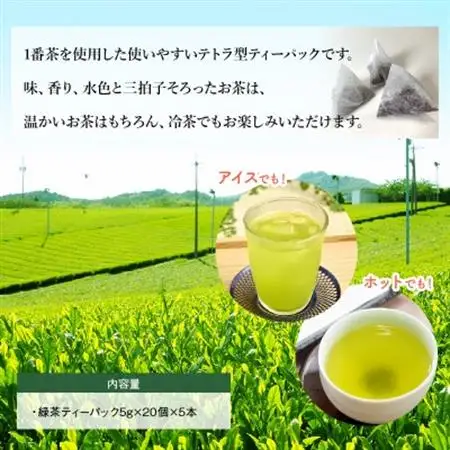 【けやき製茶】かごしま知覧茶便利茶5本セット【1185778】
