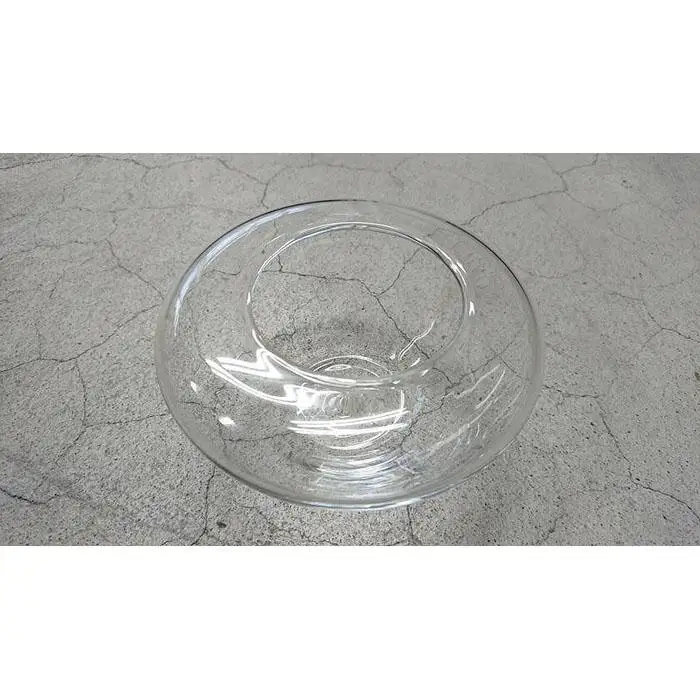 水たまりの花器（ガラスの花どめ付き）