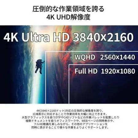 液晶モニター(モバイルモニター) 15.6型ワイド　4K(3840×2160)リファビッシュ品_モバイルモニター 4K リファビッシュ_【1466951】