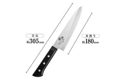 貝印 関孫六 萌黄 牛刀包丁 180mm