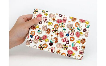 【文庫屋大関】パーソナルホルダー　飴【皮革工芸品】 民芸品 雑貨 日用品 文房具 革小物 革製品 ファイル ケース 