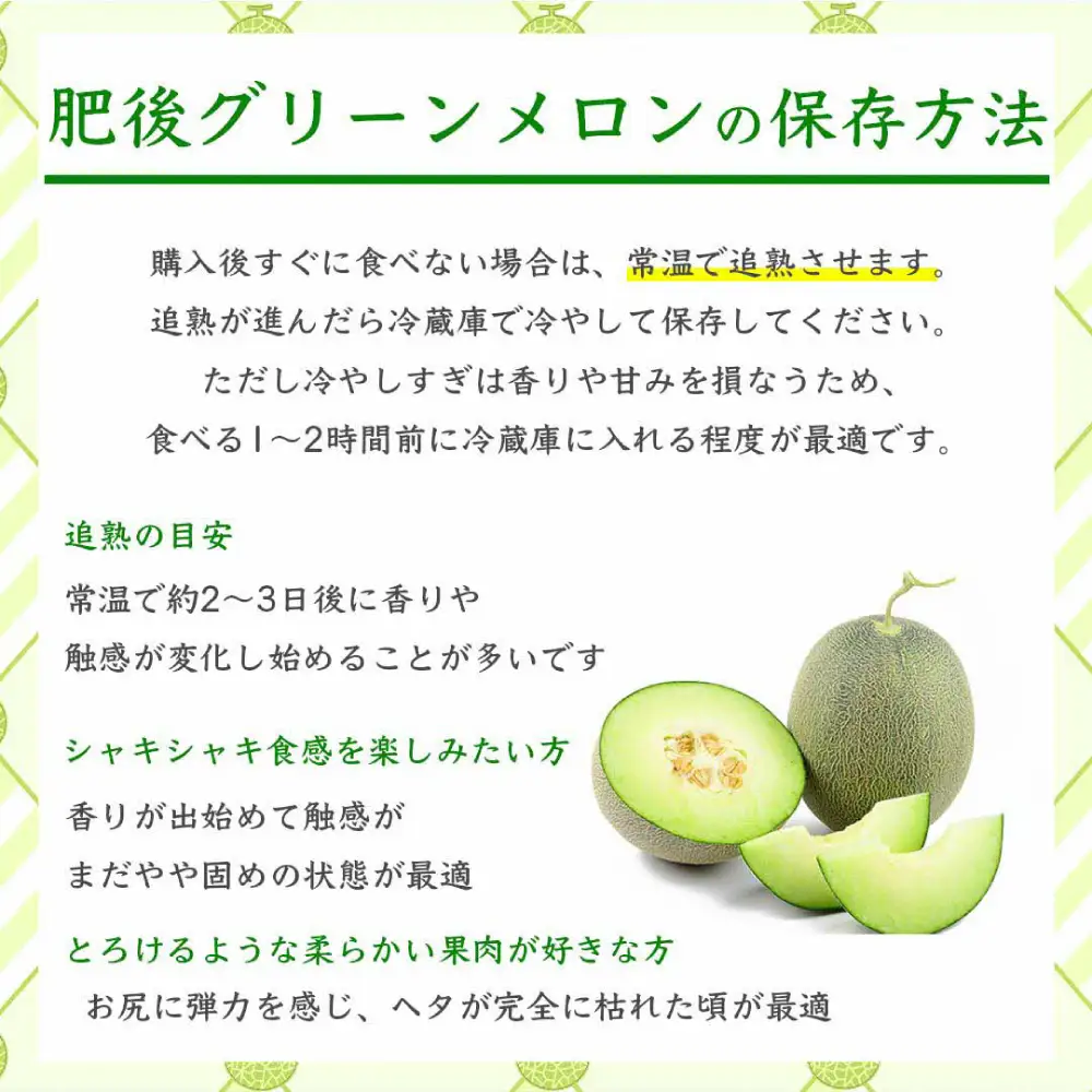 熊本県八代市産 肥後グリーンメロン 4L以上 2玉 約4kg 果物 くだもの フルーツ 肥後グリーン メロン 青肉メロン
