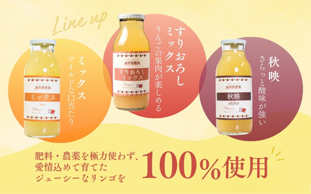 黒内果樹園の桃とりんごのジュース 10本セット