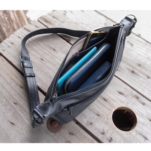 Ciwau leathers 【BOAT BAG】ストーンブラック　　_装飾品・工芸品  鞄・バッグ かばん カバン_【1477437】