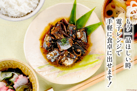 【箱買い】三陸食堂 さんまと茎わかめの佃煮100g×12パック 計1.2kg [阿部長商店 宮城県 気仙沼市 20564085]