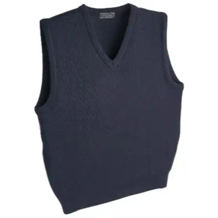 無地 メンズニット ベスト コン 4L寸 15200_装飾品・工芸品 男性・メンズ 洋服 _【1219564】