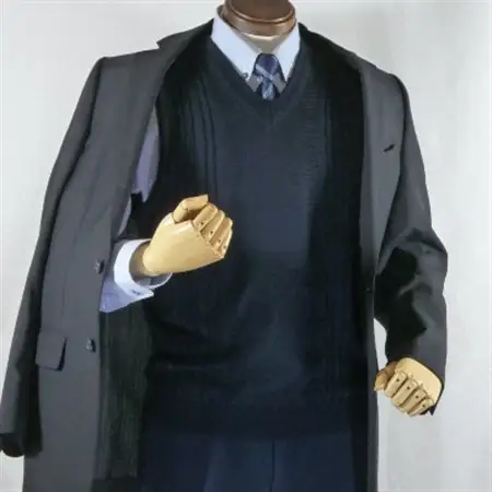 模様有 メンズニット ベスト クロ LL寸 15130_装飾品・工芸品 男性・メンズ 洋服 _【1219583】