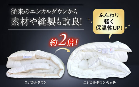 洗える 人工羽毛 合い掛け布団 クイーン [BAAK101]掛け布団