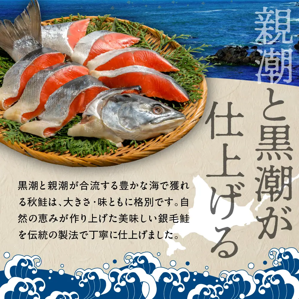 サケ 北海道産 新巻 サケ 姿切身 2kg