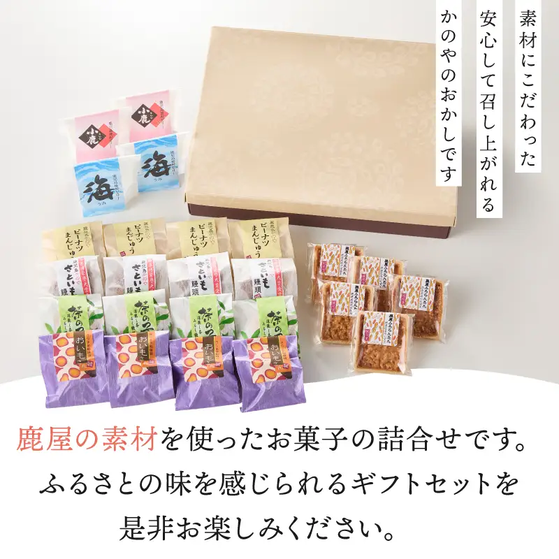 1681 ふるさと小包みセット（鹿屋のお菓子25個入） KN017-001 菓子