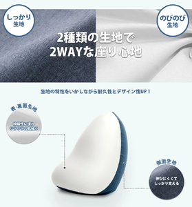 【ふるなび限定】ビーズクッション和楽の雫 ダリアンネイビー FN-Limited-SP｜SHIZUKU しずく かわいい Lサイズ 座布団 マイクロビーズ 在宅勤務 テレワーク 日本製 国産 一人掛け セルタン [0200]