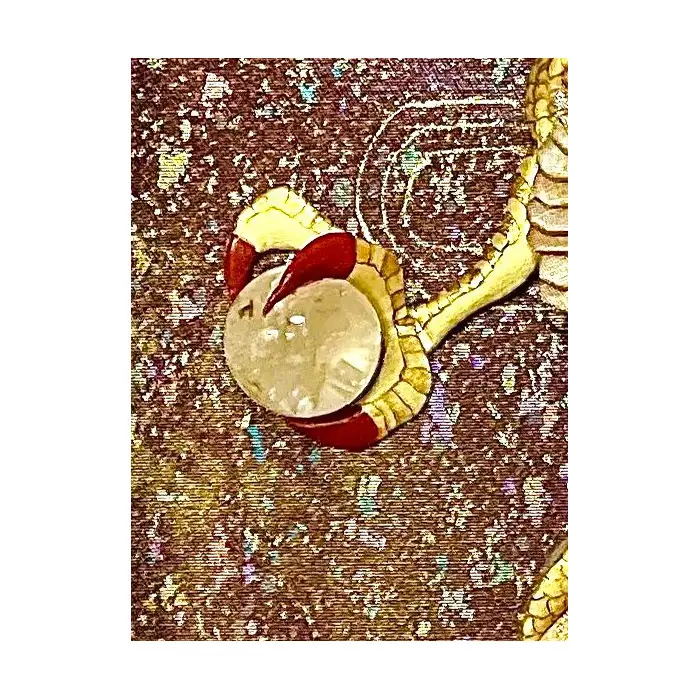 【雲龍風虎堂】押絵『金龍』（大） No.201
