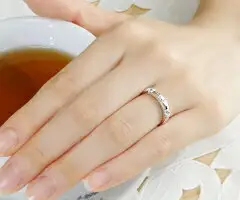 指輪 天然 ダイヤモンド 0.3ct 3粒 SIクラス【pt950】r-100（KRP）N67-1411