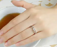 指輪 天然 ダイヤモンド 0.20ct 重ね付け風 エタニティ SIクラス【pt950】r-102（KRP）M66-1410