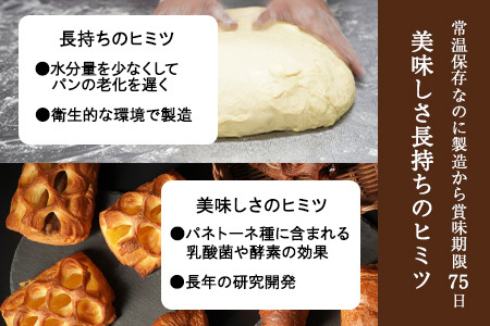 【長期保存パン】 パン 6種 30個 パンパンパン JE