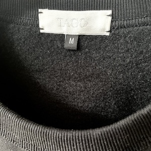 TAGO SWEATSHIRT【Mサイズ／BLACK】 [h125]