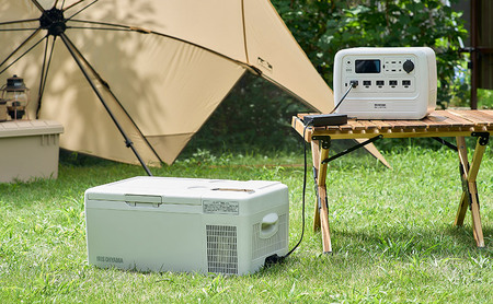 ポータブル冷蔵冷凍庫 15L 充電式 ポータブル冷蔵庫 IPD-B2A-W