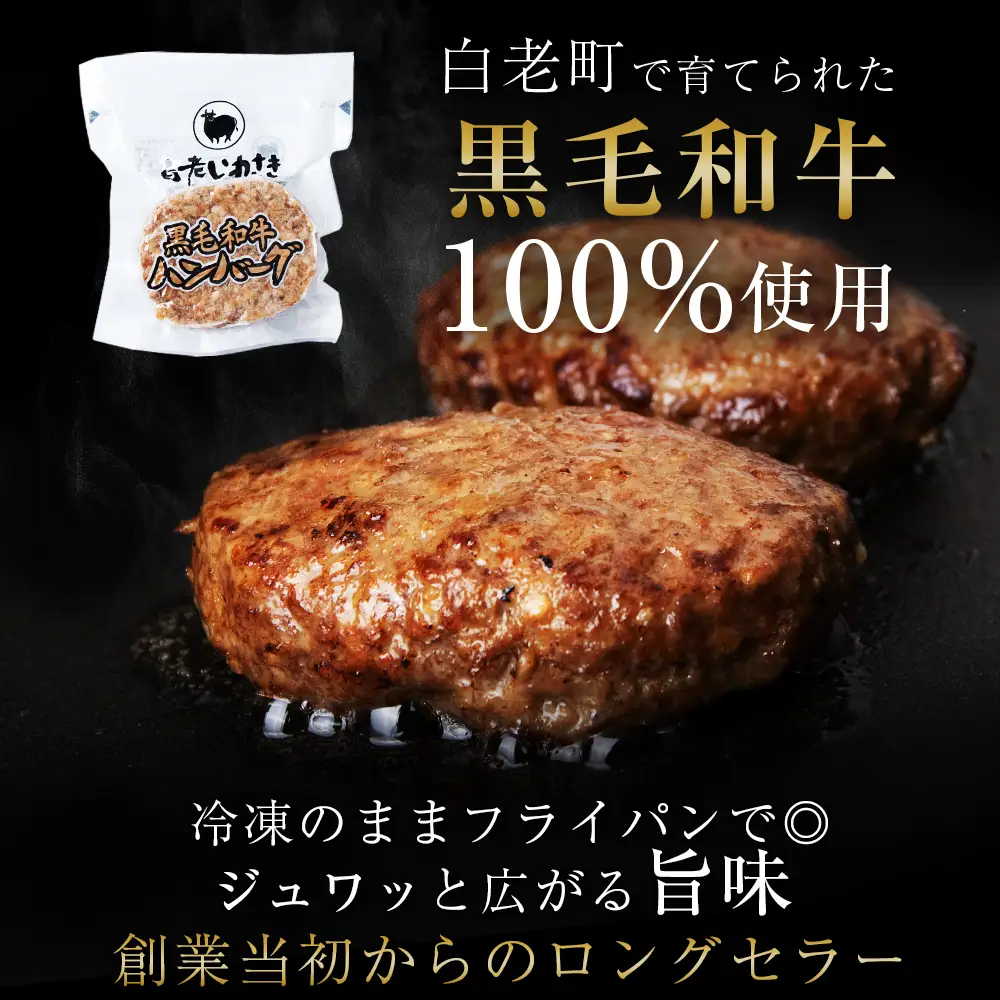 北海道 たらこと白老牛ハンバーグセット AQ044