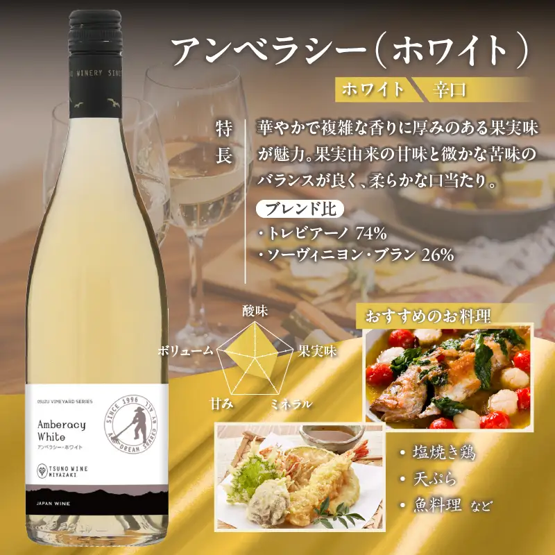 【数量限定】アンベラシー飲み比べ3本セット(レッド・ロゼ・ホワイト) 酒 飲料 アルコール 国産_T014-0095