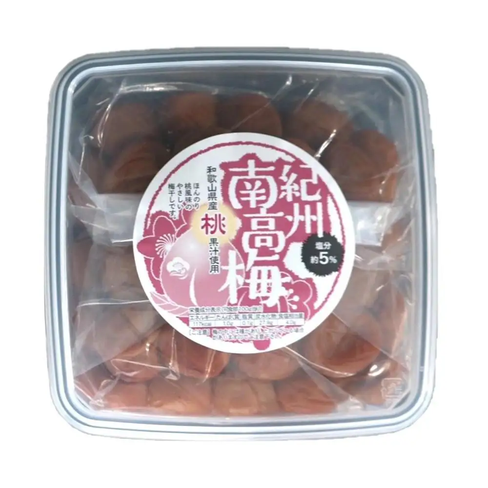 紀州南高梅 桃風味梅干 500g ご家庭用【US28】