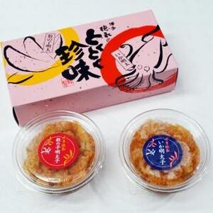 数の子明太子&いか明太子セット(各100g)【博多徳永とくとく珍味】＜大川市＞