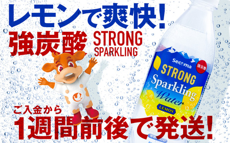 セコマ レモン 強炭酸水 500ml 24本 1ケース 北海道 千歳製造