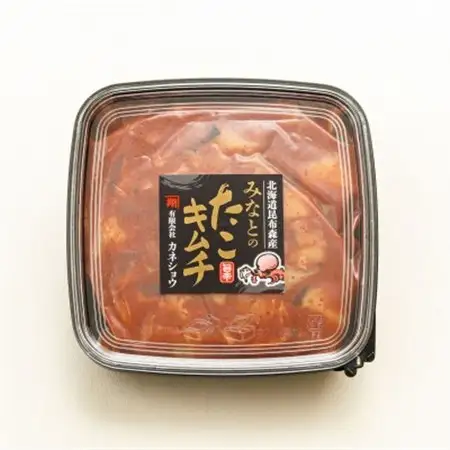 【毎月定期便】みなとのタコキムチ＜北海道釧路町 昆布森産タコ使用＞ 300g×1パック　全5回_昆布森産 活タコ使用 北の蛸 たこしゃぶ たこ しゃぶしゃぶ 北海道産 大容量 調理済み 一人暮らし セット おかず 冷凍 魚介類 海鮮 絶品 人気 カネショウ 北海道 釧路町 釧路超 特産品 _【配送不可地域：離島】【4010239】