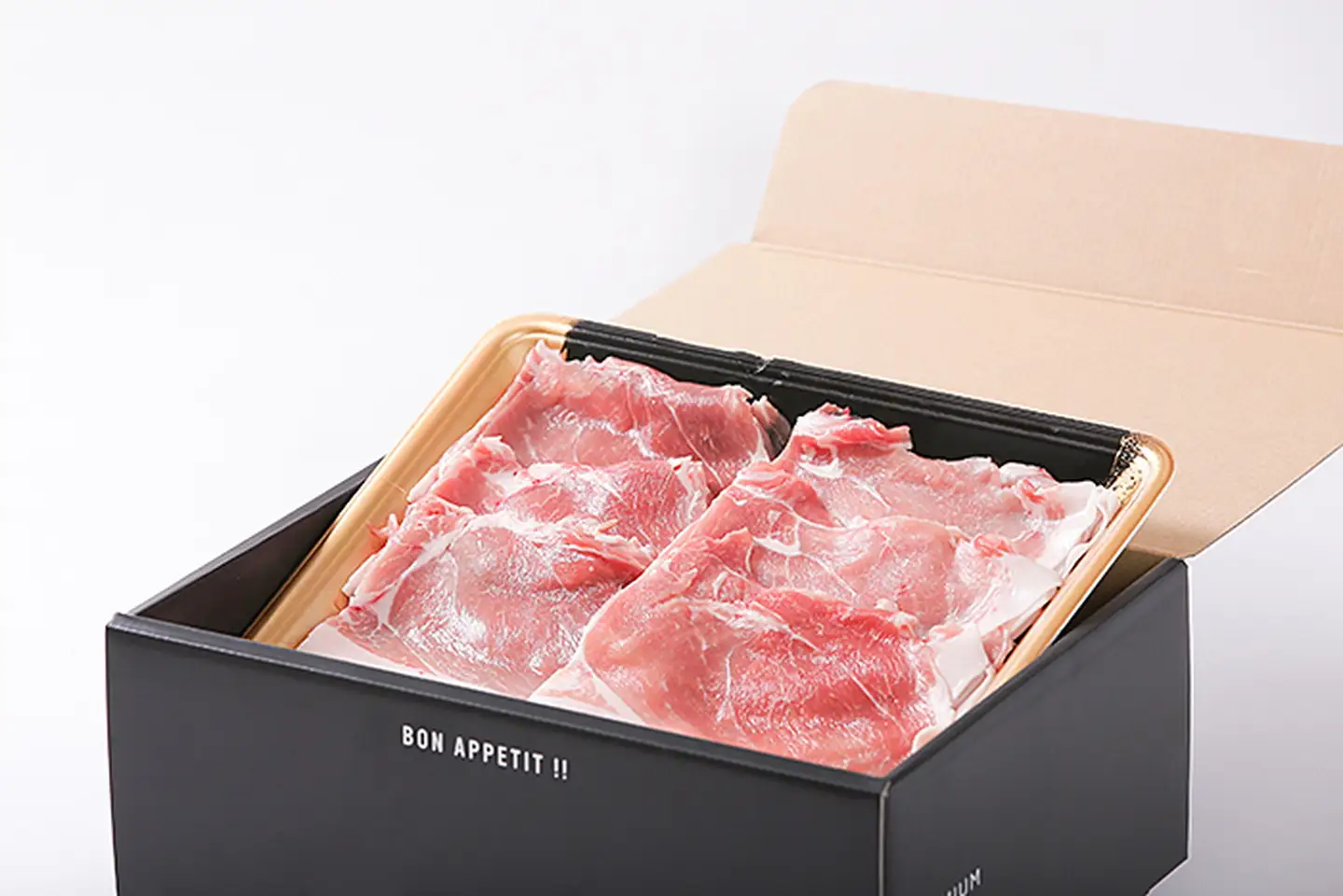 肥前さくらポーク ももスライス 1kg（500g×2）：B110-015