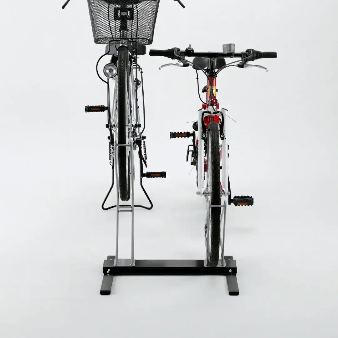 サイクルスタンド 2台用 自転車スタンド タイヤ幅5.8cmまで対応 燕三条製 【037S021】