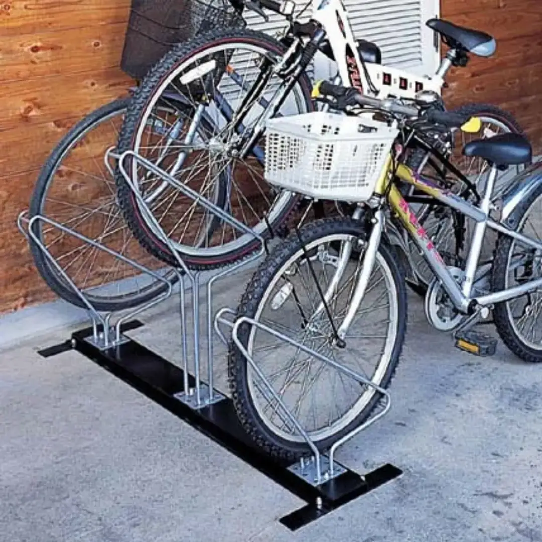 サイクルスタンド 3台用 自転車スタンド タイヤ幅5.8cmまで対応 燕三条製 【055S012】