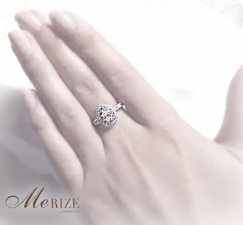 指輪 天然 ダイヤモンド 0.97ct パヴェ SIクラス Celestineセレスティーヌ【pt950】r-241（KRP）S62-1410