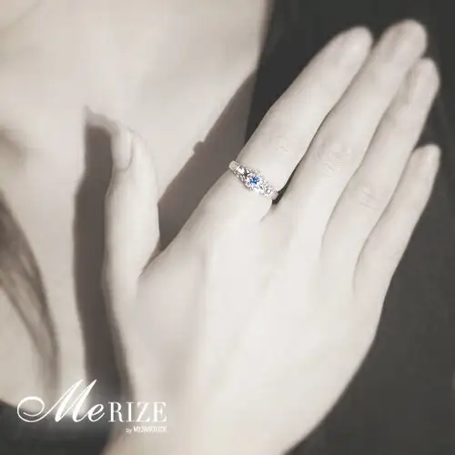 指輪 天然 ブルー パライバトルマリン ダイヤモンド 0.45ct パヴェ SIクラス Blancheブランシュ【pt950】r-243（KRP）Q93-1410