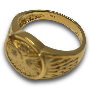 K24 フクロウダイヤリング（15047321）