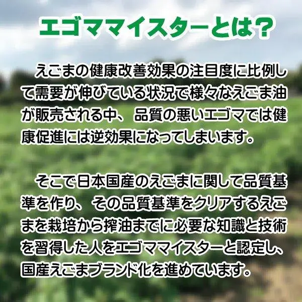 【毎日の健康に】えごまマイスターがつくる『国産えごま茶』 ノンカフェイン＜22-2a＞