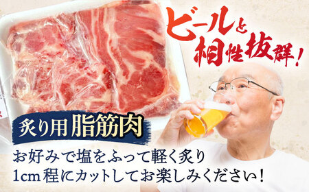 くじらの炙り用脂筋肉 生スライス400g[OBR004]