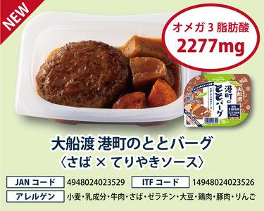 大船渡港町のととバーグ 2種セット (デミグラス・てりやきソース) 10個セット ハンバーグ 魚 さかな 鯖 さば 常温 常温保存 電子レンジ 長期保存 保存 保存食 防災 非常 非常食 ごはん ご飯 夕飯 おかず おつまみ 晩酌 海産物 海鮮 魚介 魚介類 大船渡 三陸 岩手県 国産