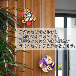 【B 流花黒×若草】てんてんだまと巾着(宝桜・茜)のセット【宝桜・茜】