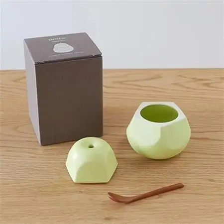 洋梨の形のシュガーポット poire ラ・フランス【ttyokzk ceramic design】_雑貨・日用品  キッチン用品 _【1096312】