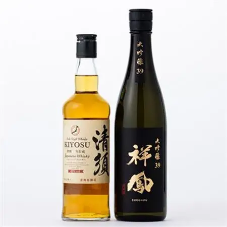 愛知クラフトウイスキー・大吟醸祥鳳セット(各1本)_酒・アルコール ウイスキー    酒・アルコール 大吟醸 日本酒 sake サケ_【1139977】