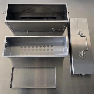 CURVAPOD　焚き火台グリル炭壺【ZENYOU】ゼンヨウ禅蛹＆専用ロストルセット　ＢＢＱ　二次燃焼　錆びにくい　キャンプ　アウトドア　キャンプギア　防災　いわき市