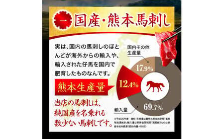 【ふるさと納税】国産 熊本 馬刺し 「赤身馬刺しセット 500g 10人前」赤身 専用醤油 ブロック 冷凍 生食用 プレゼント 贈り物 内祝い