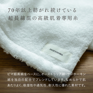 （今治タオルブランド認定品）MOFA　肌着のバスタオル 1枚 フォグブルー ふっくら やわらか 水布人舎 [I001250FOB]