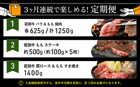 定期便  若狭牛セット Bコース[051-l002]